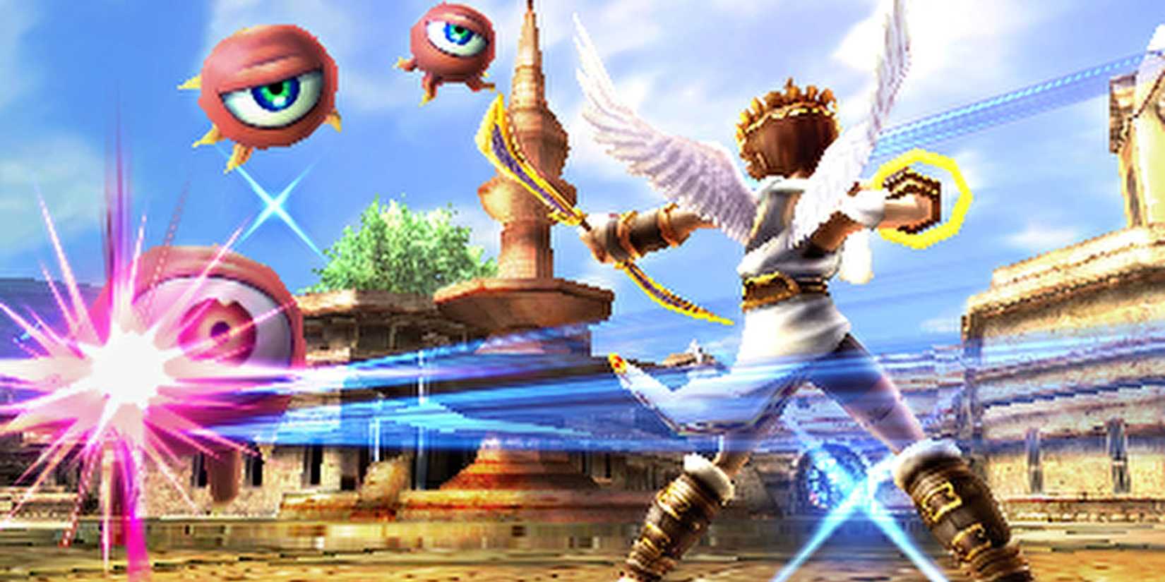 Pit firing arrows at Monoeyes