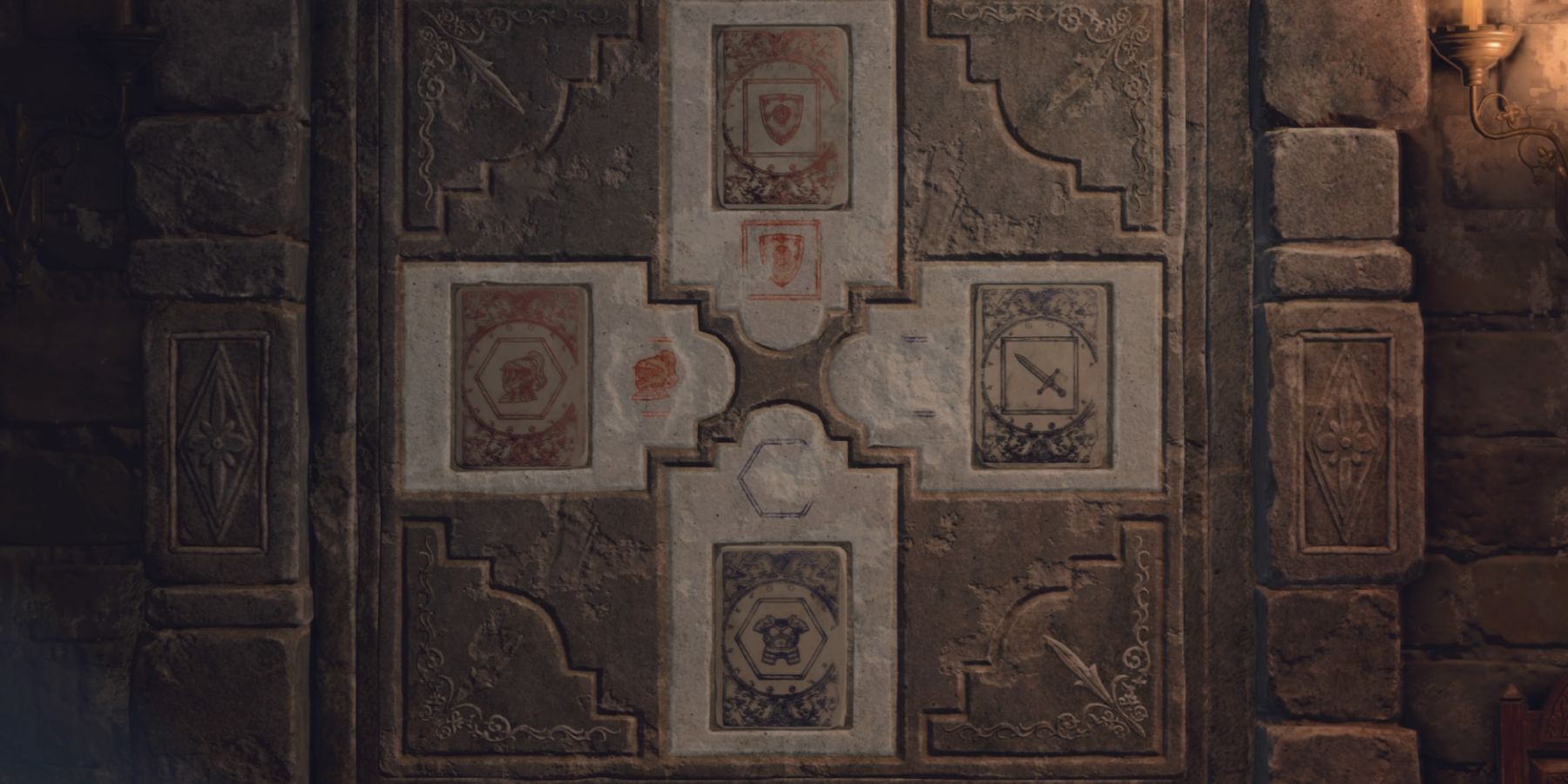 The Lithographic Stones puzzle solution in Resident Evil 4 Remake