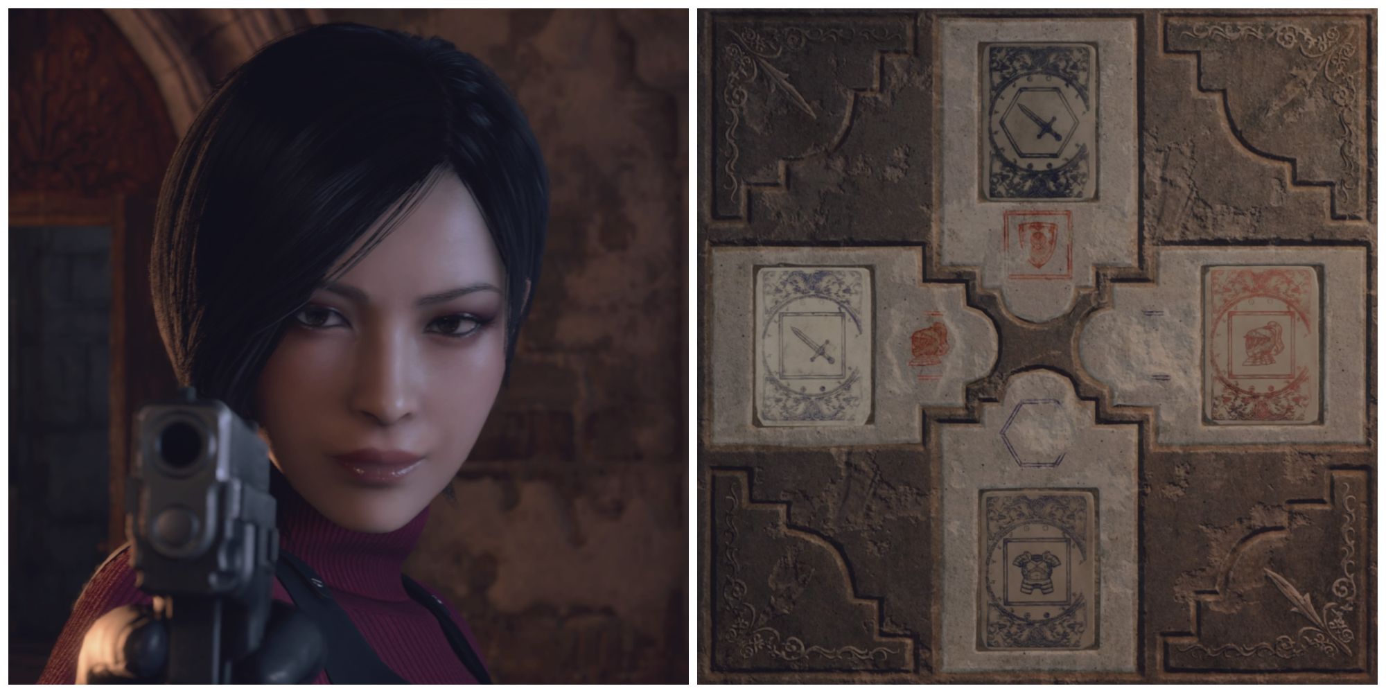 Resident Evil 4 Remake: Mausoleum Lantern puzzle solution