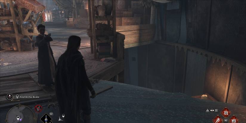 Finding the stairs to Archie in Hogwarts Legacy