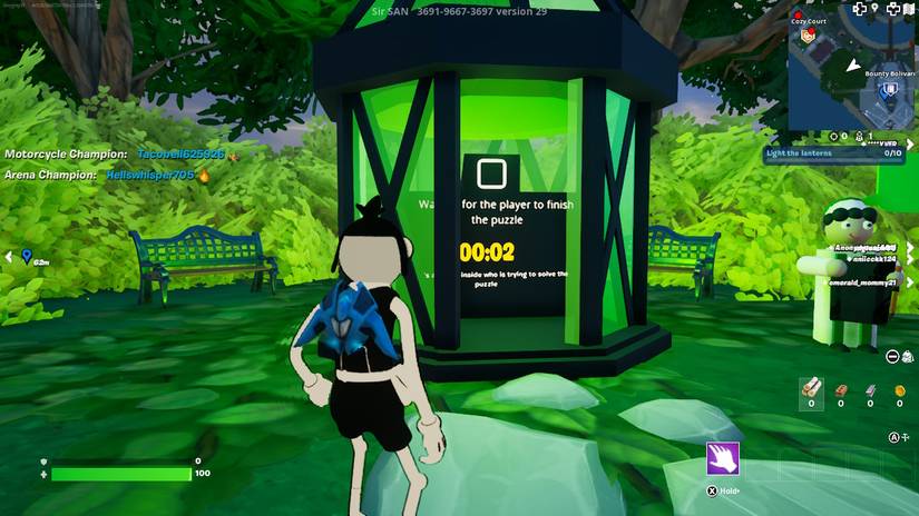 lantern puzzle fortnite fest 2023