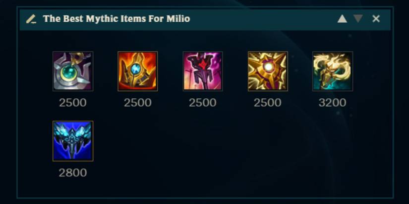 League of Legends Best Mythic Items for Milio