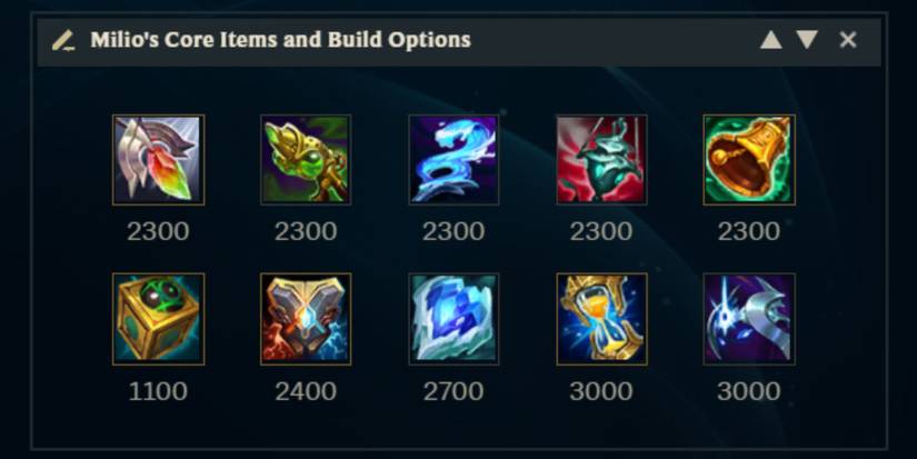 League of Legends Milio's Core Items