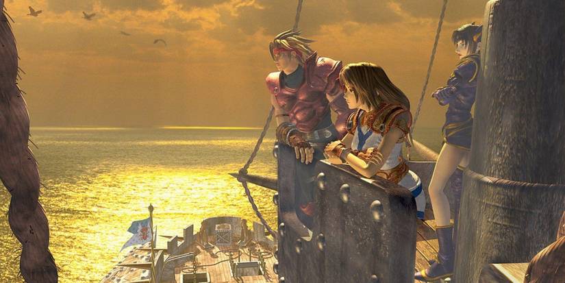 Legend of Dragoon Dart Shana Rose On Ship Cropped