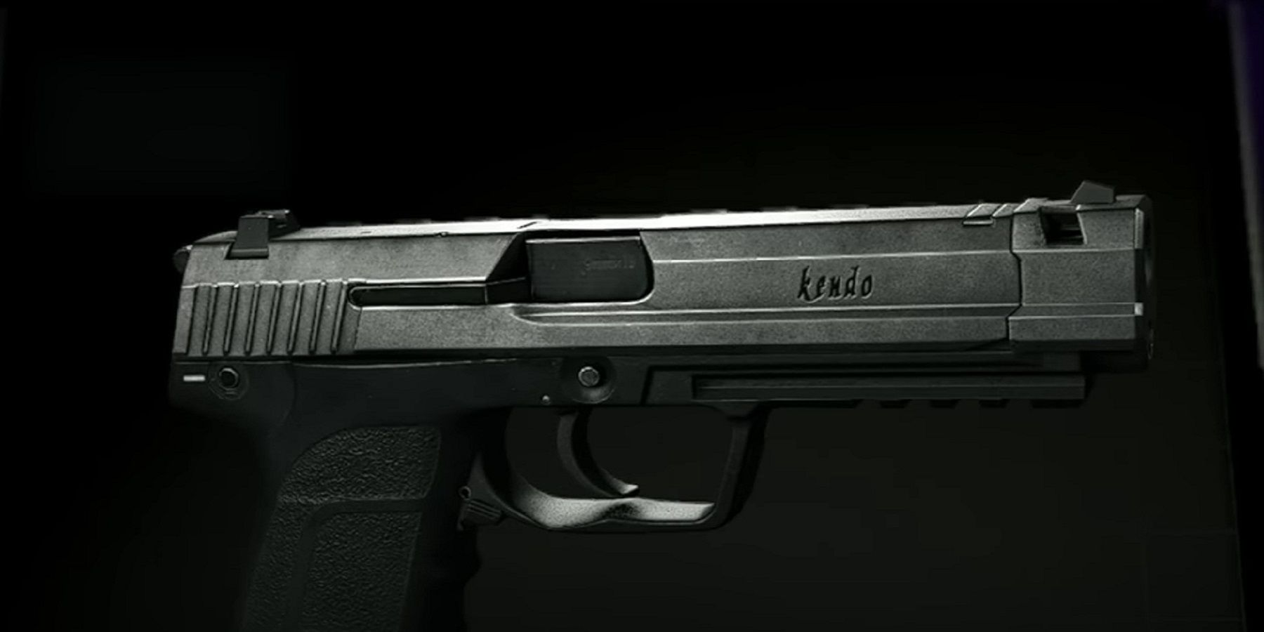 Leon's SG-09 handgun with a "Kendo" engraving on it.