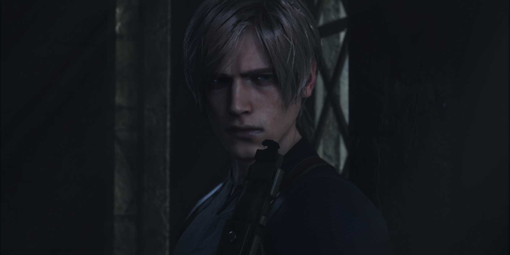 Leon in the Resident Evil 4 remake
