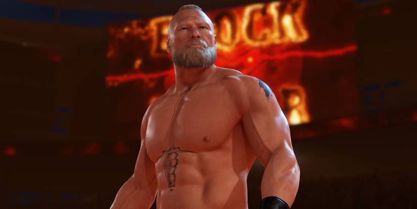 lesnar wwe 2k23