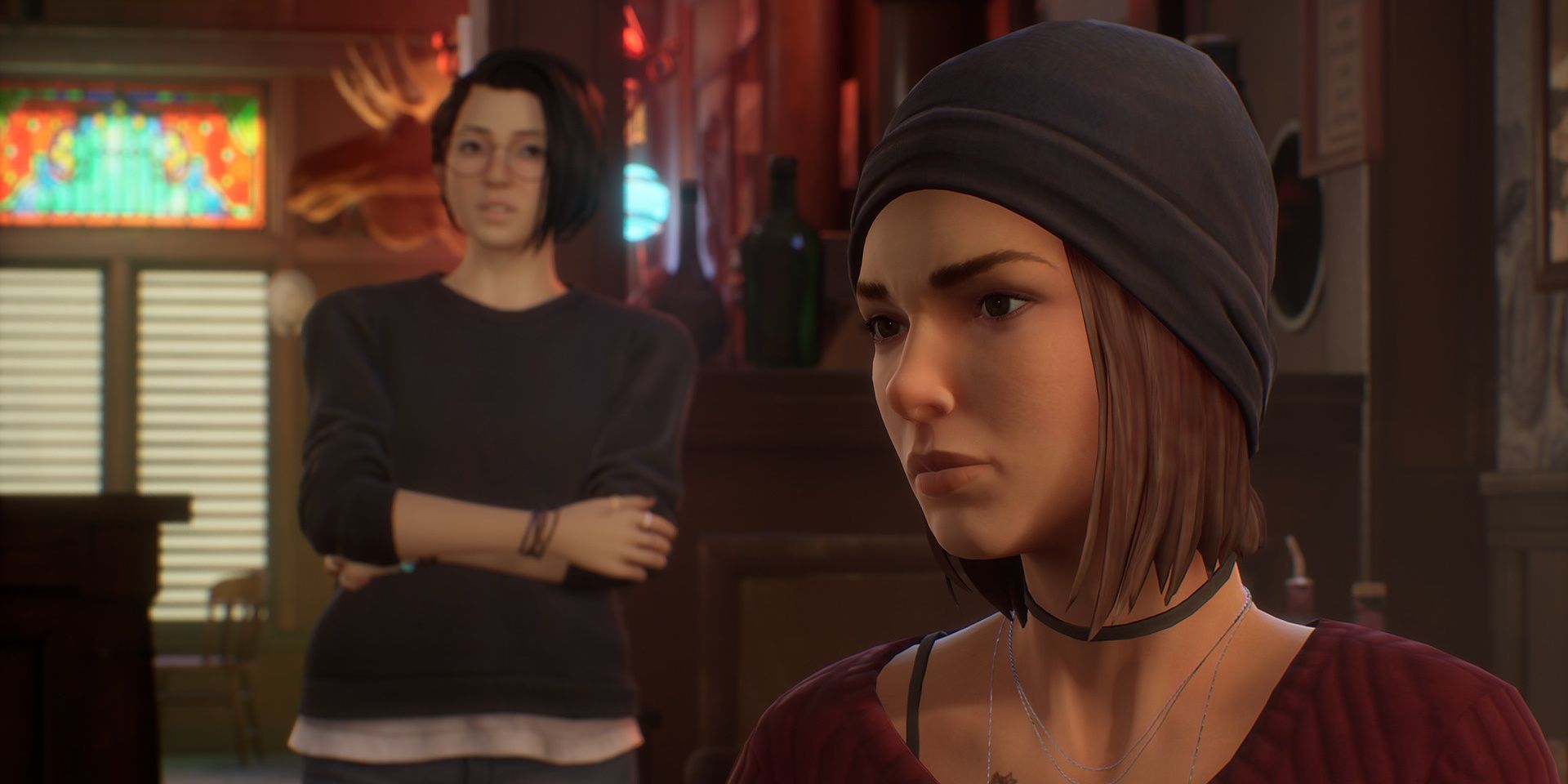 Alex looks over at Steph in Life is Strange: True Colors