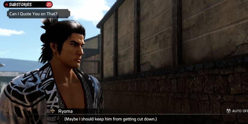 Like a Dragon Ishin Can I quote you on that Ryoma agreeing to the interview