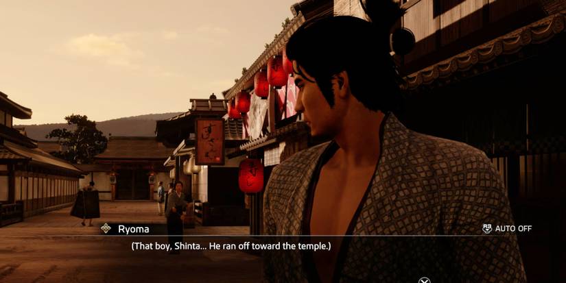 Like a Dragon Ishin I'll Miss You Miho substory Shinta runs away