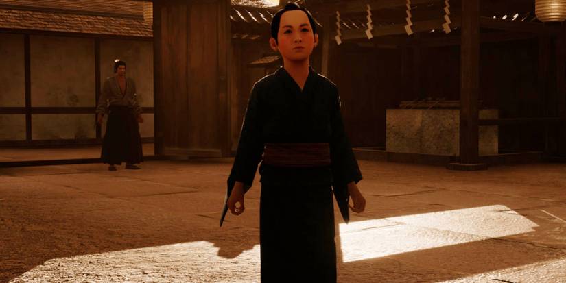 Like a Dragon Ishin I'll Miss You Miho substory Shinto at the shrine