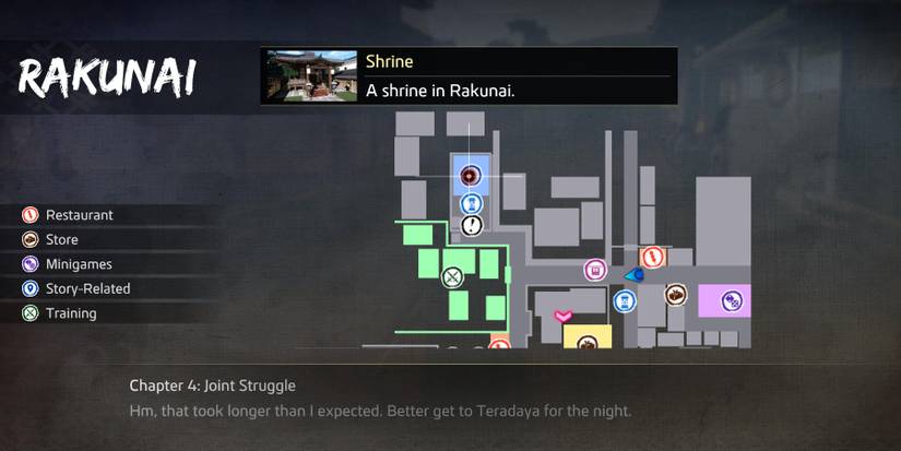 Like a Dragon Ishin I'll Miss You Miho substory Shrine location