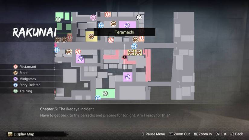 Like A Dragon Ishin_Barking Dog Map