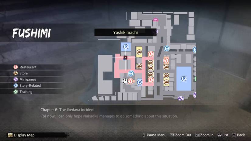 Like A Dragon Ishin_Patient Dog Map