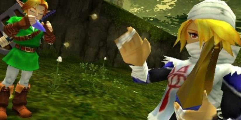 Link and Sheik Ocarina of Time