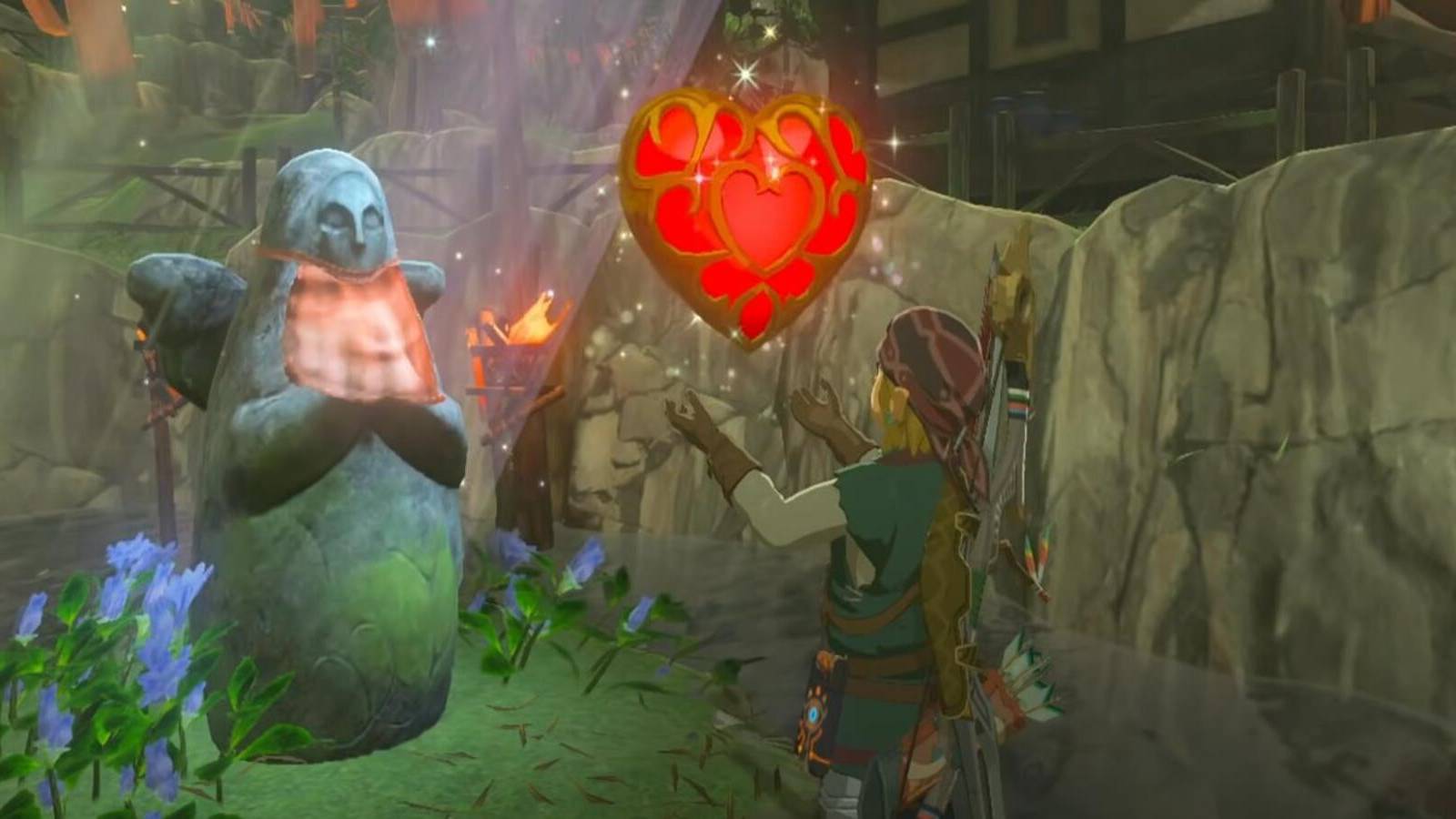Link Gets a Heart BOTW