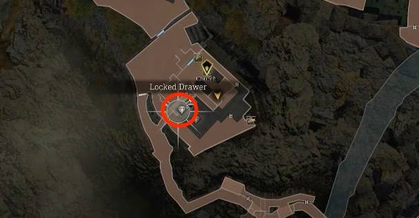  locked drawer outside church resident evil 4 remake