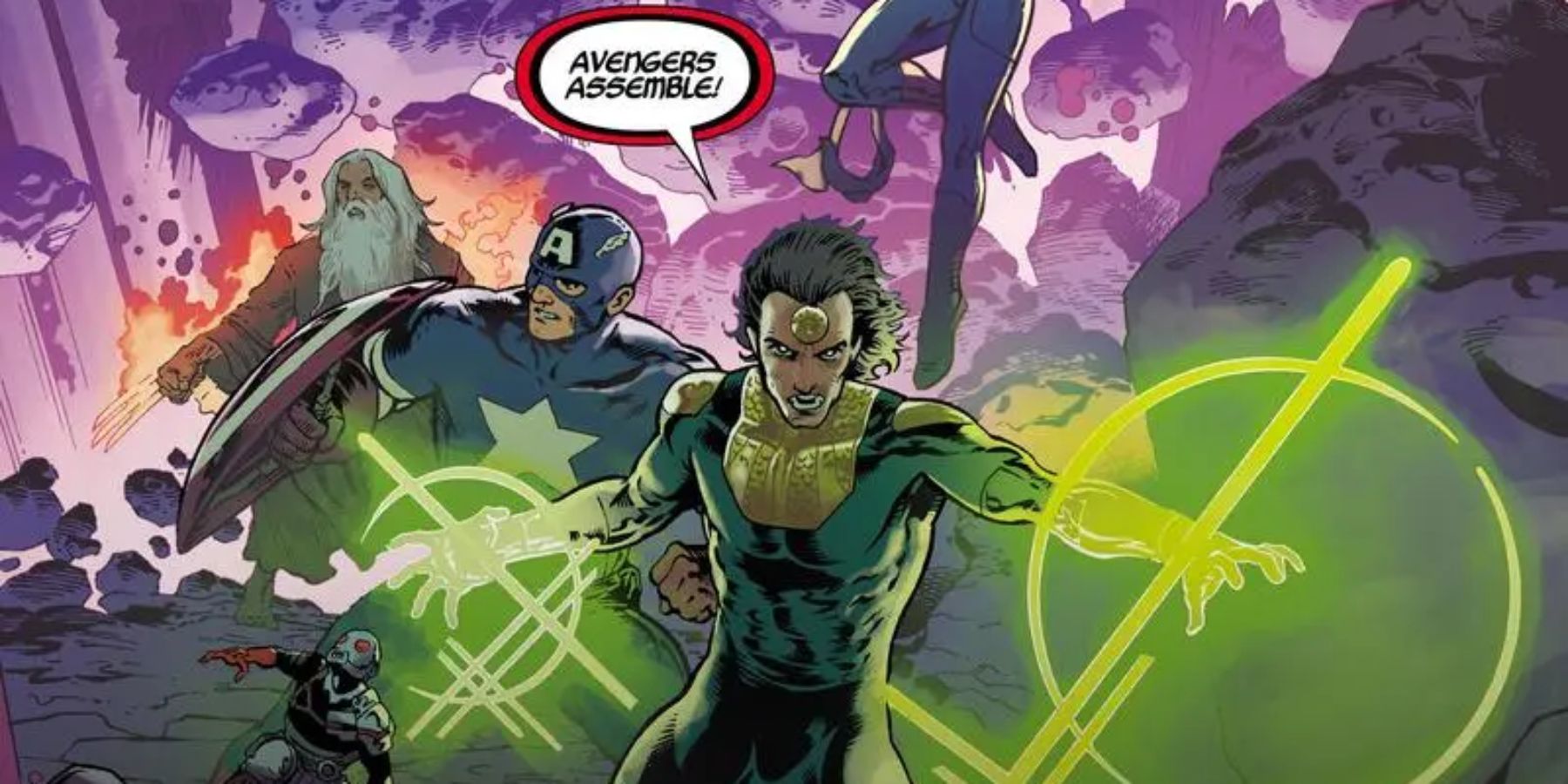 Loki as Avenger Prime in Avengers Forever #15 2022 Marvel Comics