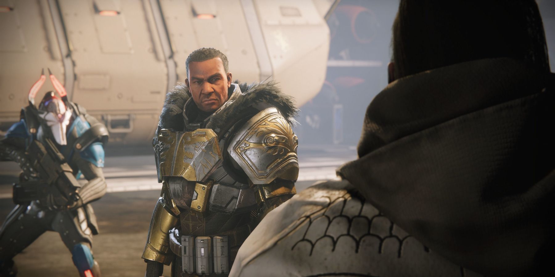 Screenshot of Lord Saladin from Destiny 2