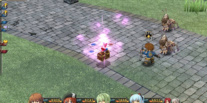 Luck an enemy dropping an item Trails to Azure