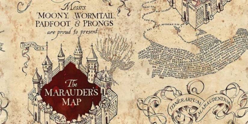 The Marauder's Map in Harry Potter