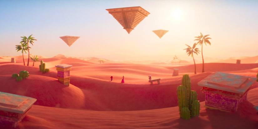 Super Mario Odyssey Sand Kingdom in Super Mario Bros. movie