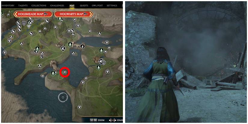 marunweem lake treasure vault location 2 in hogwarts legacy