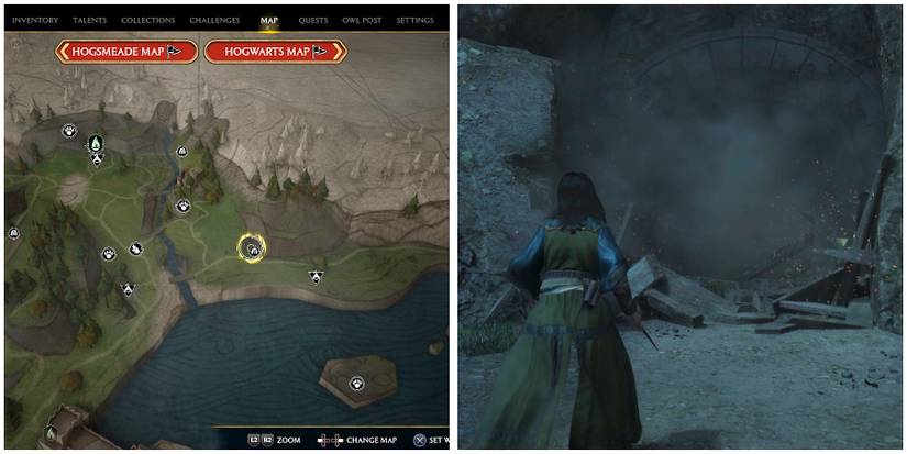 marunweem lake treasure vault location 4 in hogwarts legacy