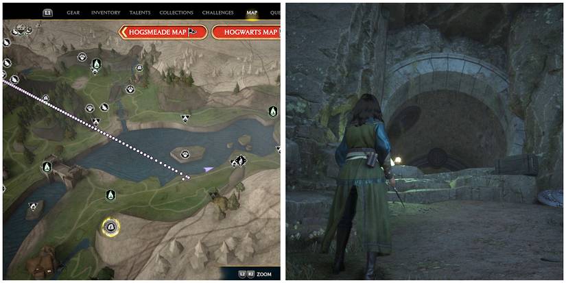 marunweem lake treasure vault location 9 in hogwarts legacy