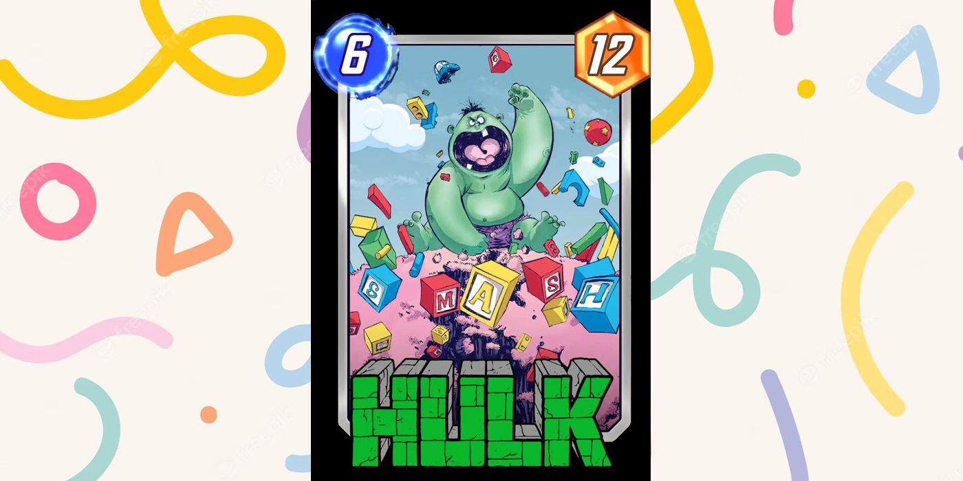Marvel Snap Baby Variant Card Art Hulk