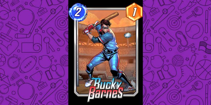 Marvel Snap Sports Variant Card Art Bucky Barnes