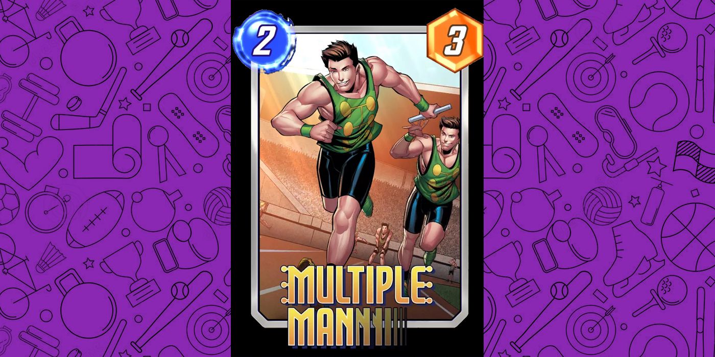 Marvel Snap Sports Variant Card Art Multiple Man