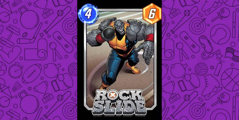 Marvel Snap Sports Variant Card Art Rockslide
