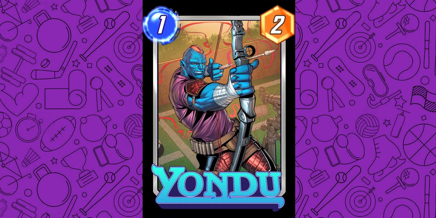 Marvel Snap Sports Variant Card Art Yondu