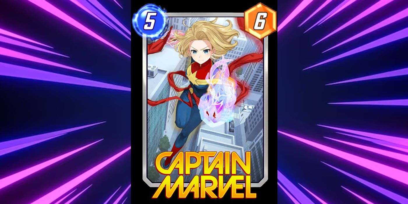 Marvel Snap Variant Art Anime Captain Marvel