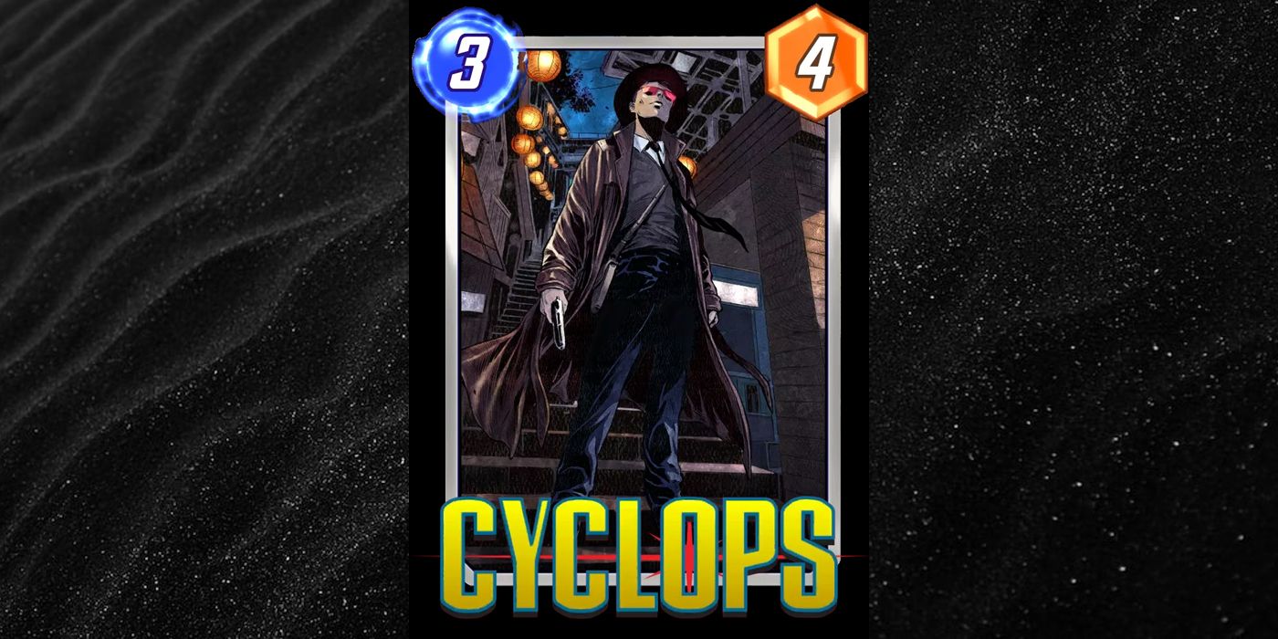 Marvel Snap Variant Art Noir Cyclops