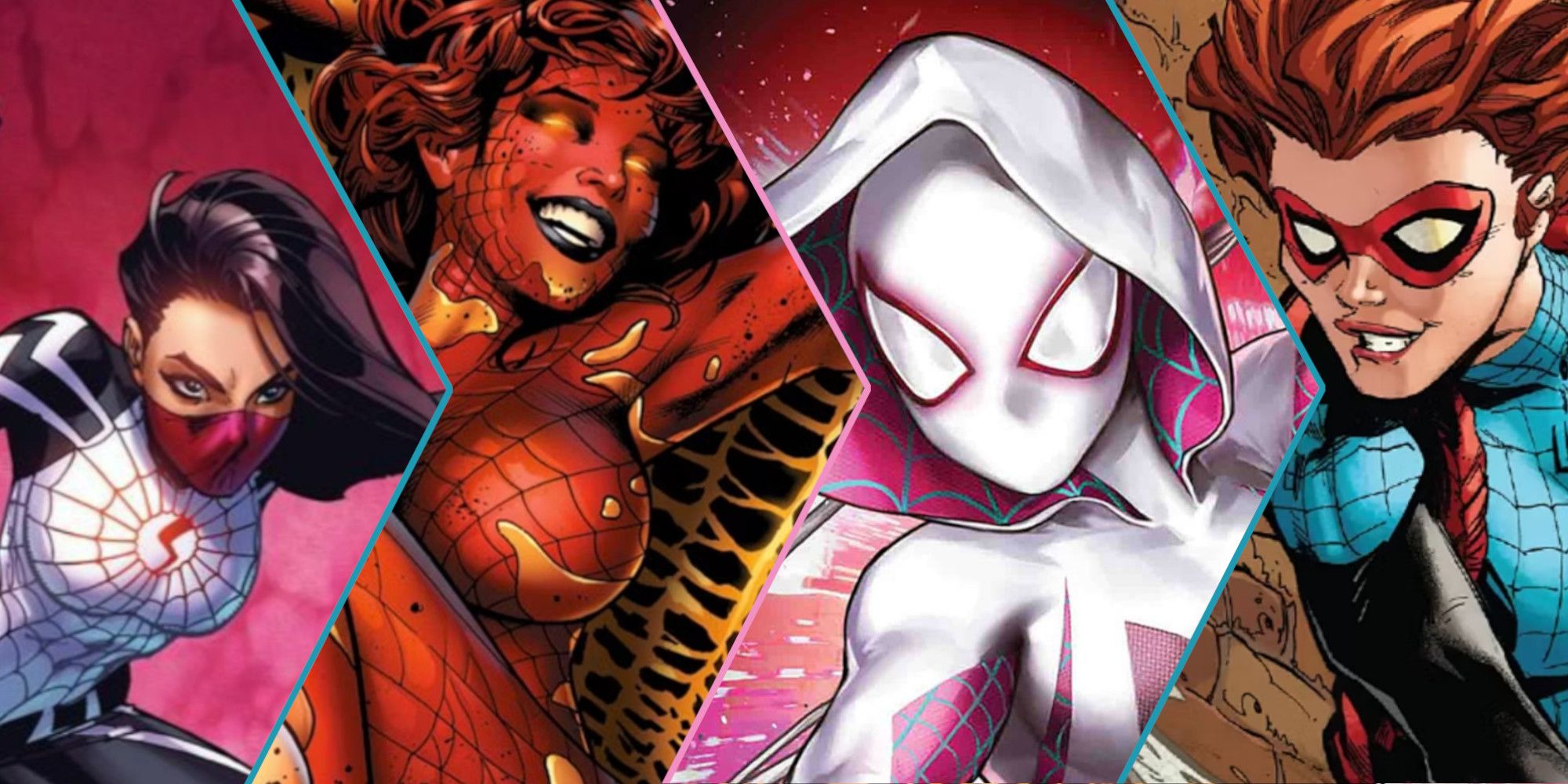 Marvel Girls' Spiderman and Ghost Spider  Exclusive