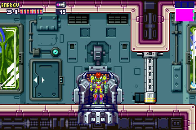 metroid fusion habitation deck stuck