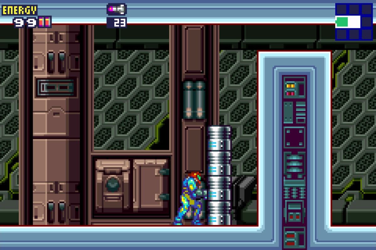 Metroid Fusion where after bomb