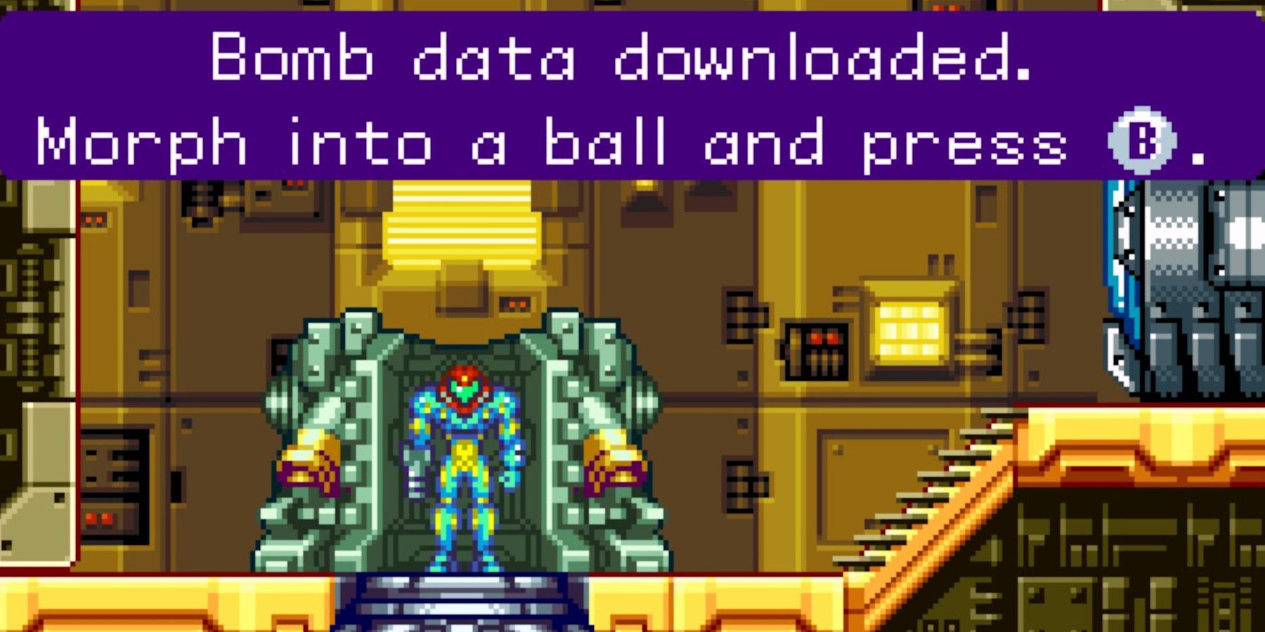 metroid fusion where after bomb