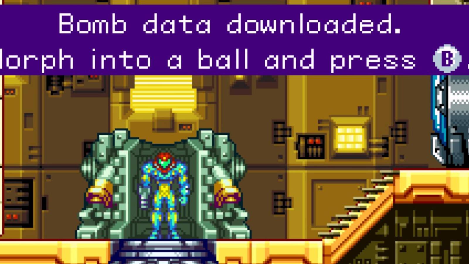 metroid fusion where after bomb
