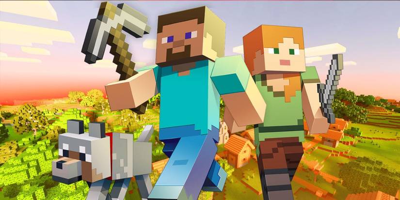 minecraft-alex-steve