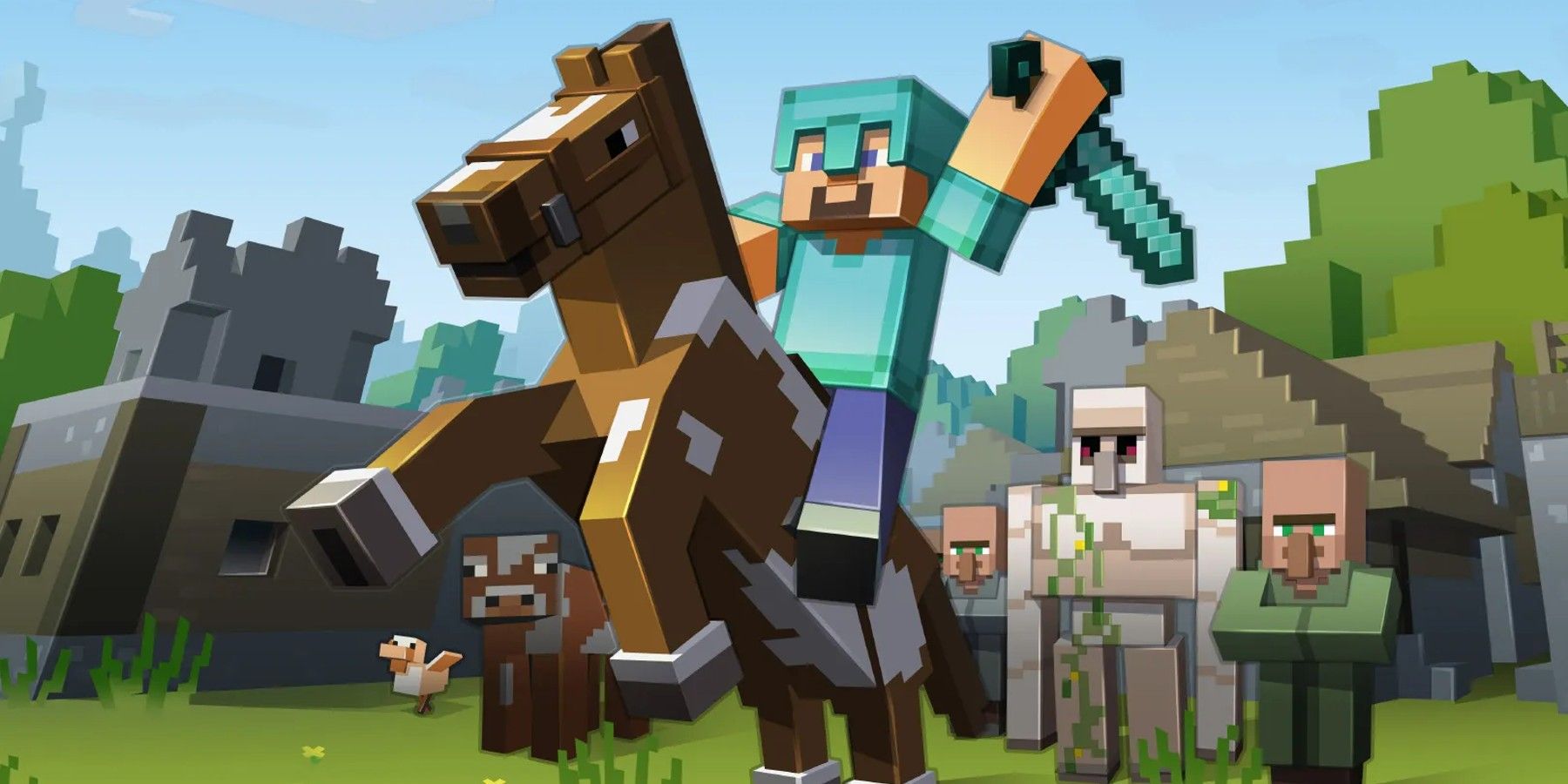 minecraft-steve-horse