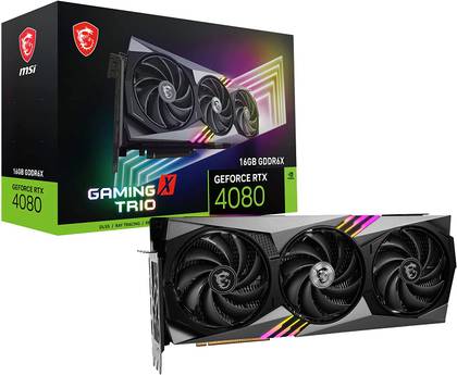 MSI GeForce RTX™ 4080 16GB GAMING X TRIO