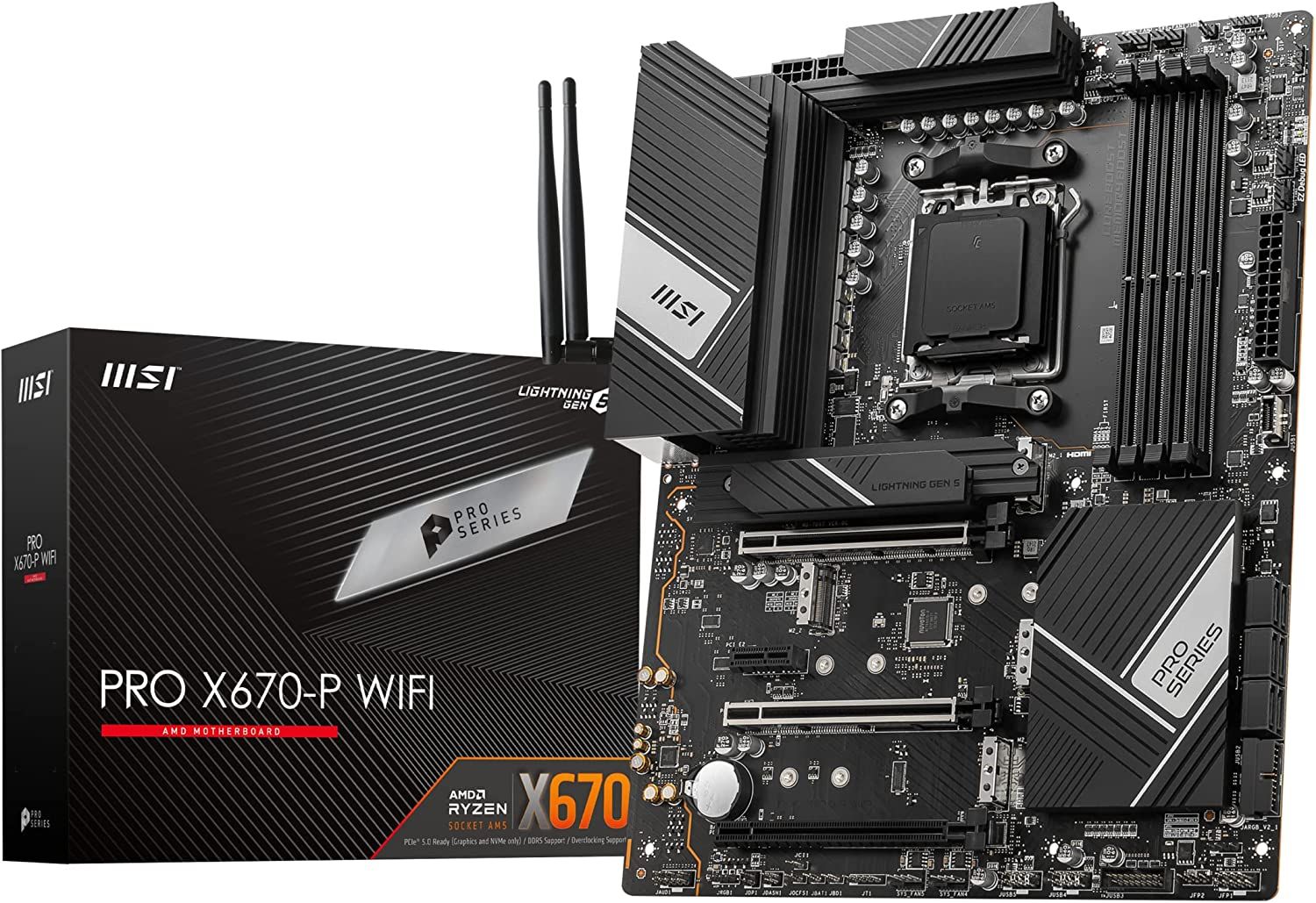 MSI PRO X670-P WiFi Pro Series Motherboard