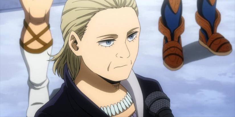 The Hero Public Safety Commission President in My Hero Academia