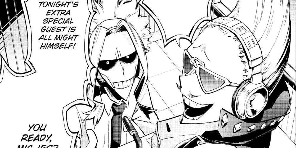 my hero academia all might and present mic