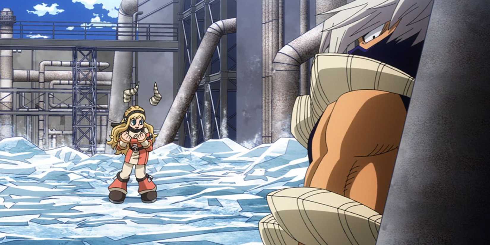 My-Hero-Academia-Pony-Using-Horn-Cannon-To-Pin-Down-Shoji