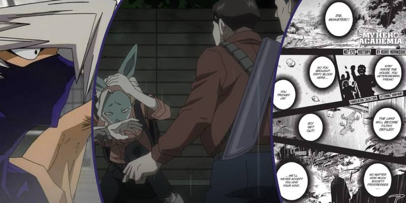 My Hero Academia's Relentless Discrimination Hating Heteromorphs Chapter 370 Shoji and Spinner with Ippan Josei