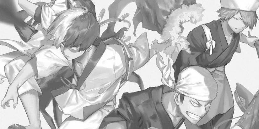 my hero academia team up missions todoroki, inasa and shishikura